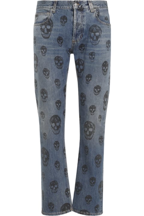 Homeware Alexander McQueen Skull Print Jeans