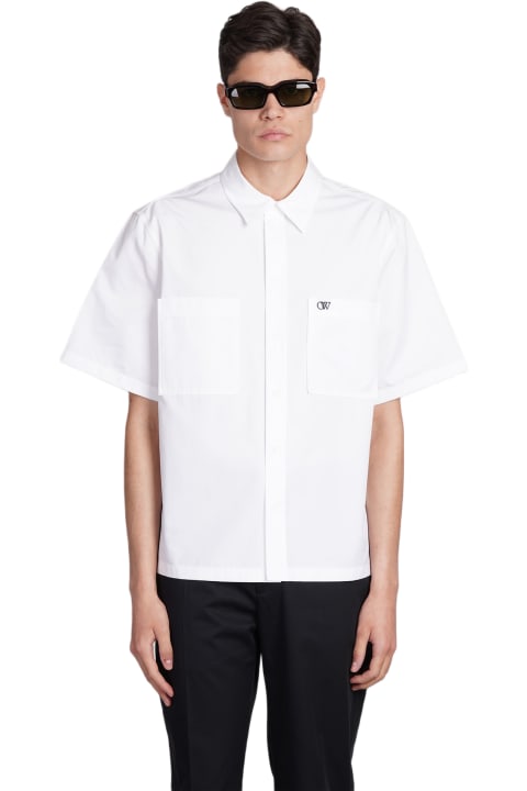 Off-White Shirts for Men Off-White Shirt In White Cotton
