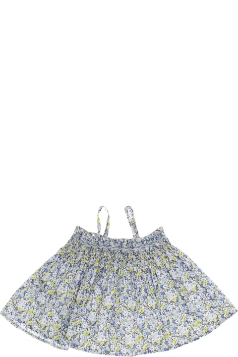 Bonpoint for Baby Girls Bonpoint Cotton Blouse With Floral Pattern