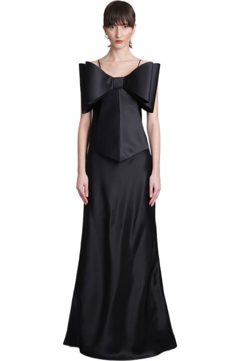 Mach & Mach Dresses for Women Mach & Mach Dress In Black Silk