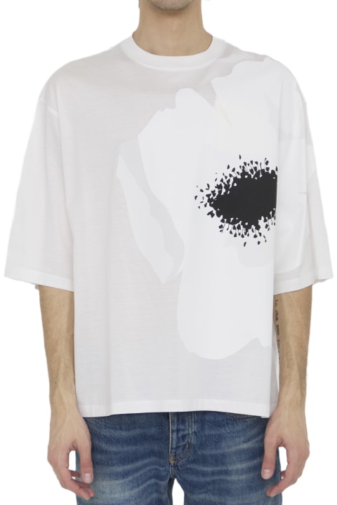 Topwear for Men Valentino Garavani Valentino Flower Portrait T-shirt
