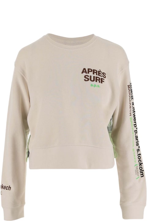 Apres Surf Clothing for Women Apres Surf Cotton Sweatshirt With Logo