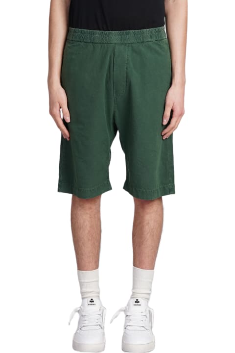 メンズ Barenaのボトムス Barena Canariol Shorts In Green Cotton