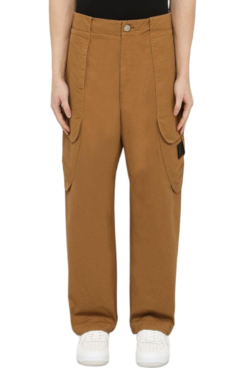 Stone Island Shadow Project Pants for Men Stone Island Shadow Project Tobacco Cargo Trousers