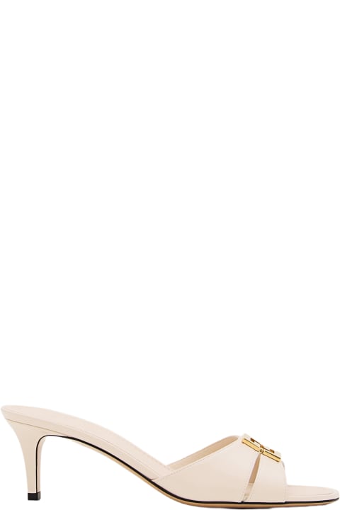 Fendi Sandals for Women Fendi Slide Patent Leather Heels