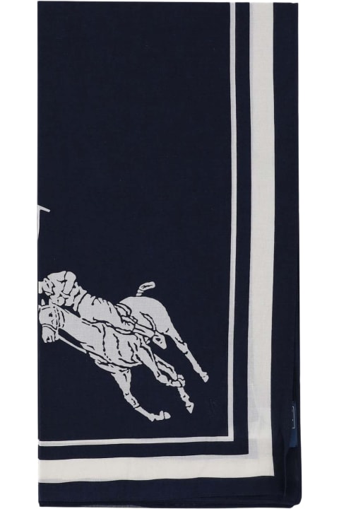 Polo Ralph Lauren Scarves & Wraps for Women Polo Ralph Lauren Cotton Scarf With Logo