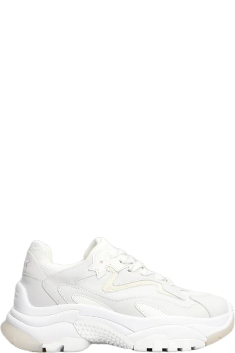 Ash Shoes for Women Ash Addict Sneakers In White Leather And Fabric