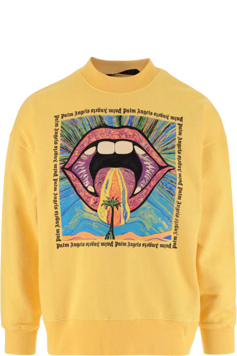 Cotton Sweatshirt With Graphic Print
