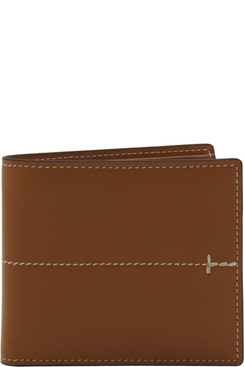 メンズ Tod'sの財布 Tod's Brown Leather Wallet