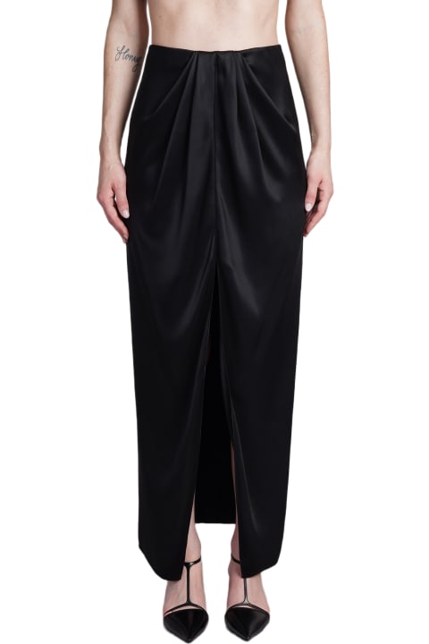 ウィメンズ スカート Giorgio Armani Skirt In Black Silk