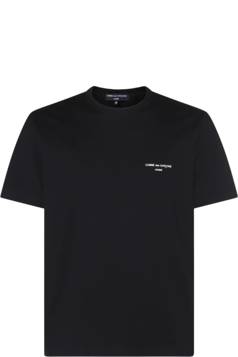 Comme des Garçons Homme Topwear for Men Comme des Garçons Homme Black Cotton T-shirt