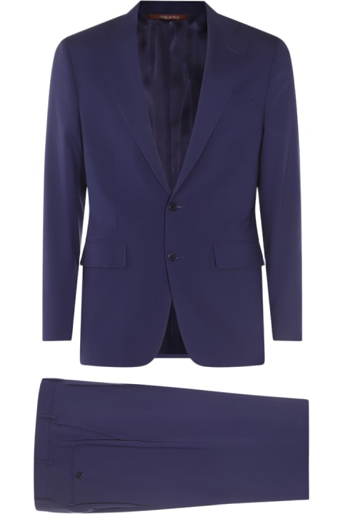 Canali for Men Canali Blue Wool Suits