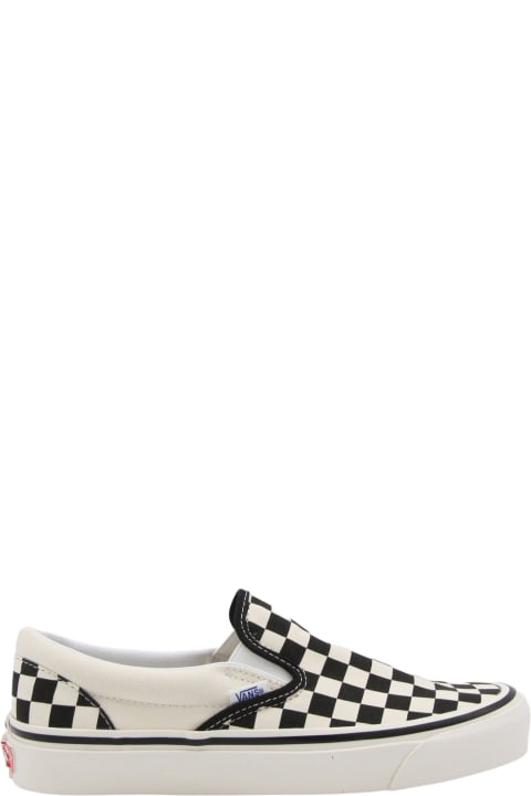 Fashion for Women Vans White And Black Canvas Sneakers