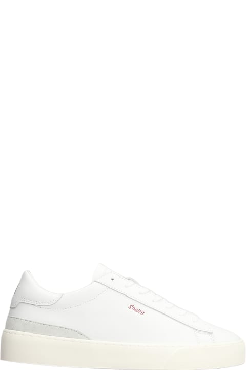 D.A.T.E. Sneakers for Men D.A.T.E. Sonica Sneakers In White Leather
