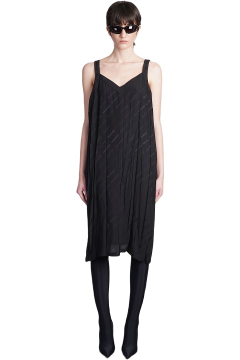 Balenciaga Sale for Women Balenciaga Dress In Black Silk