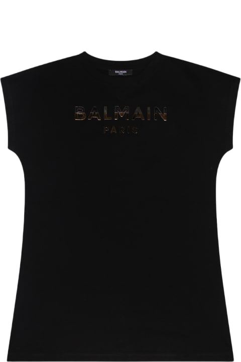 Balmain Jumpsuits for Boys Balmain Black Cotton Dress
