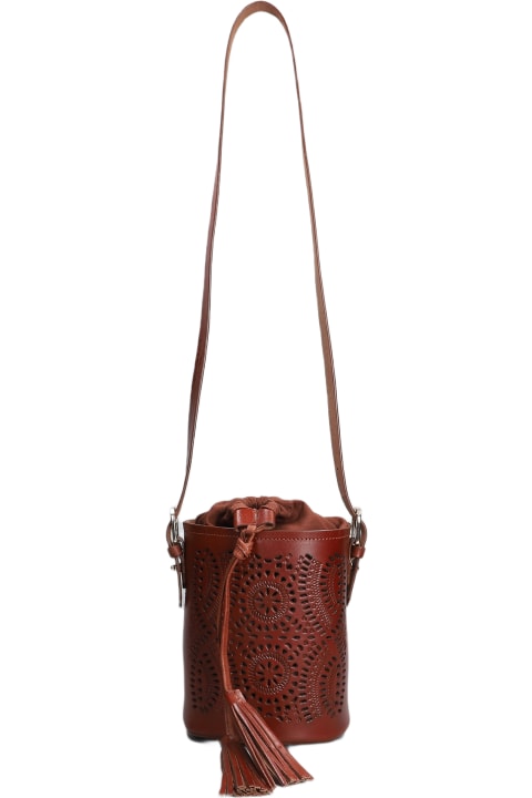 Antik Batik for Women Antik Batik Galy Shoulder Bag In Brown Leather