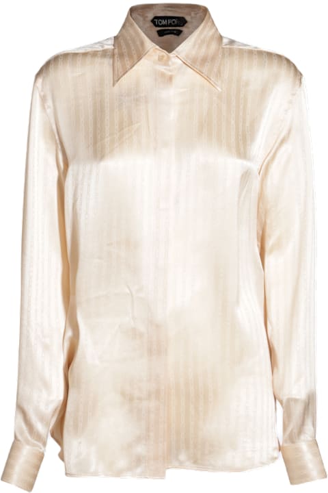 インテリア Tom Ford Light Beige Silk Shirt
