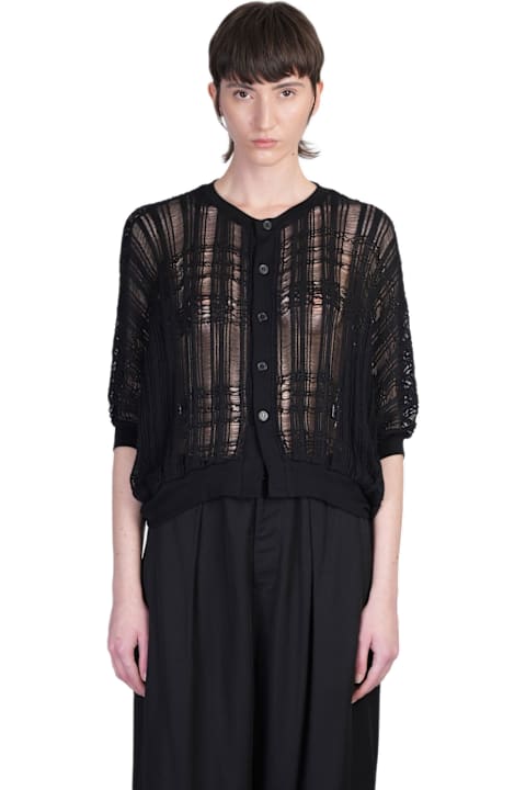 Yohji Yamamoto for Women Yohji Yamamoto Topwear In Black Cotton
