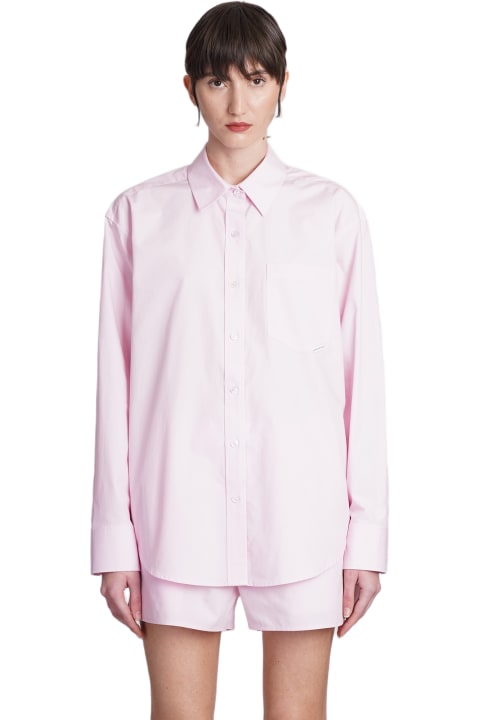 Fashion for Women Alexander Wang Shirt In Rose-pink Cotton