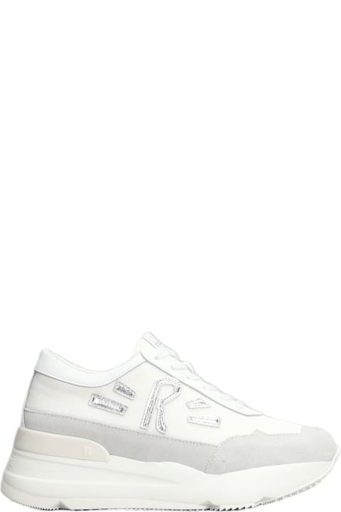 ウィメンズ Ruco Lineのスニーカー Ruco Line R-evolve Sneakers In White Suede And Leather