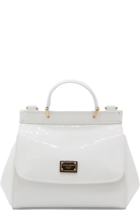 أدوات منزلية Dolce 
Gabbana Milk Leather Sicily Mini Tote Bag