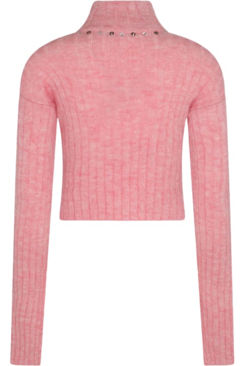 Alessandra Rich for Women Alessandra Rich Pink Wool Blend Jumper