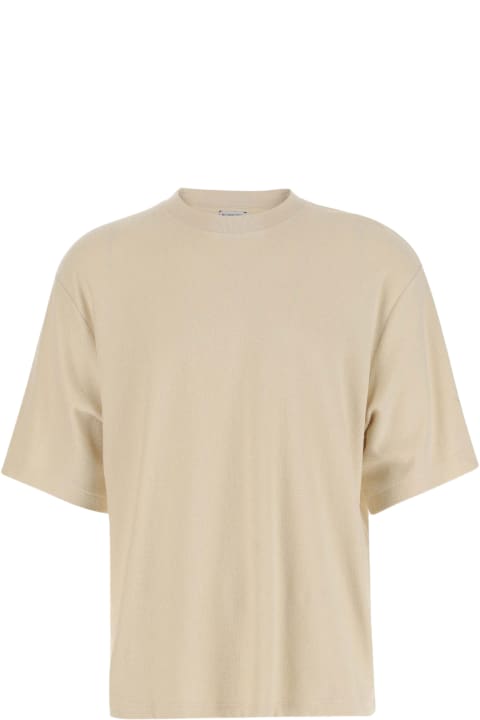 Clothing Sale for Men Burberry Cotton Terry T-shirt With Ekd