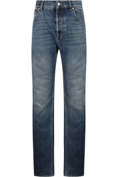 メンズ新着アイテム Alexander McQueen Blue Cotton Denim Jeans