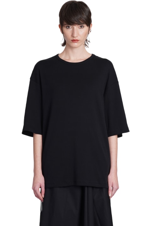 Ann Demeulemeester Topwear for Women Ann Demeulemeester T-shirt In Black Cotton
