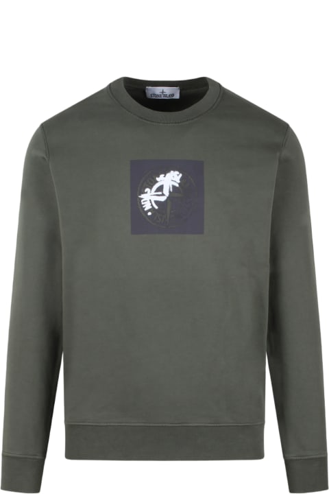 Fleeces & Tracksuits for Men Stone Island Industrial One Print Sweatshirt