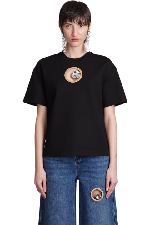 AREA for Women AREA T-shirt In Black Rayon