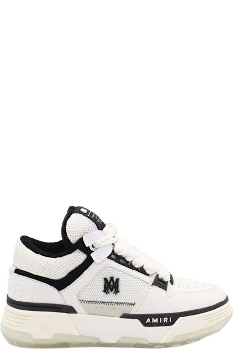 Homeware AMIRI White And Black Leather Ma-1 Sneakers