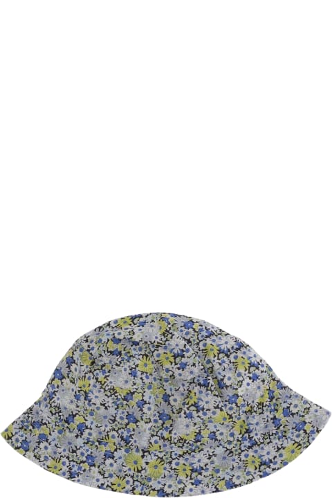 Bonpoint Accessories & Gifts for Girls Bonpoint Cotton Cap With Floral Pattern