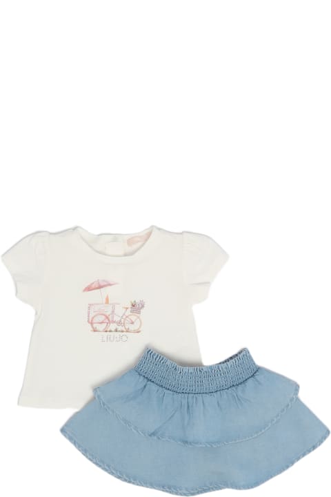 Bodysuits & Sets for Baby Boys Liu-Jo T-shirt+skirt Suit