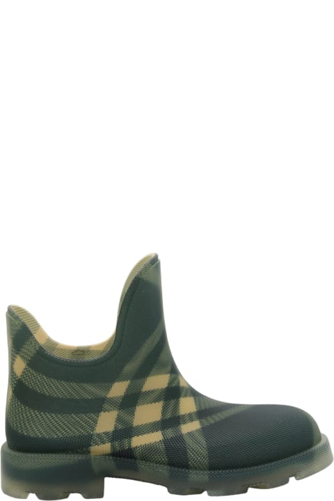メンズ Burberryのスニーカー Burberry Green Marsh Boots