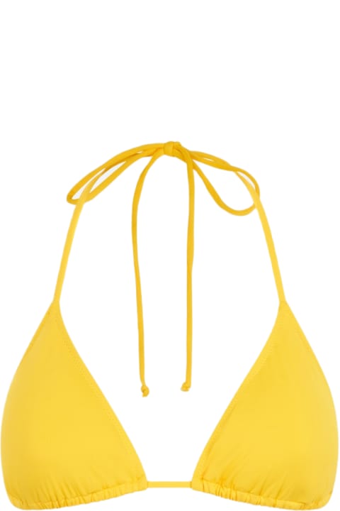 أدوات منزلية MC2 Saint Barth Woman Yellow Triangle Top Swimsuit