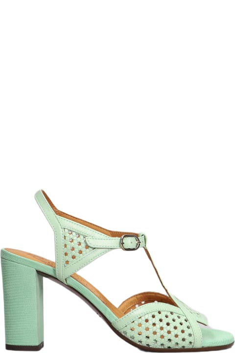Chie Mihara Shoes for Women Chie Mihara Bessy Sandals In Green Leather