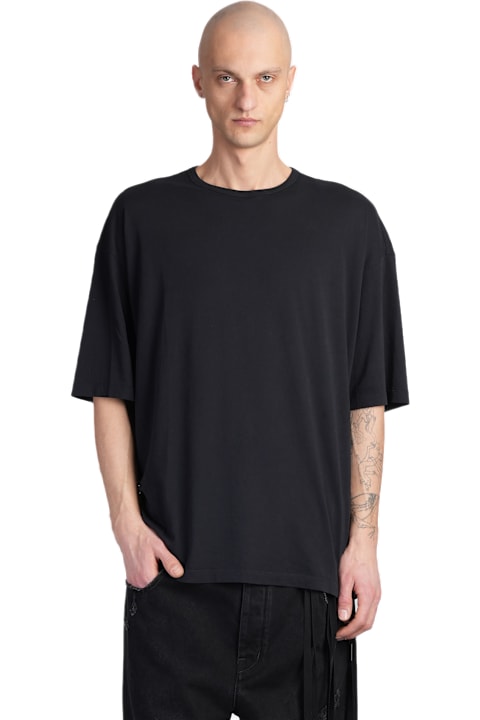 Ann Demeulemeester for Men Ann Demeulemeester Dieter T-shirt In Black Cotton