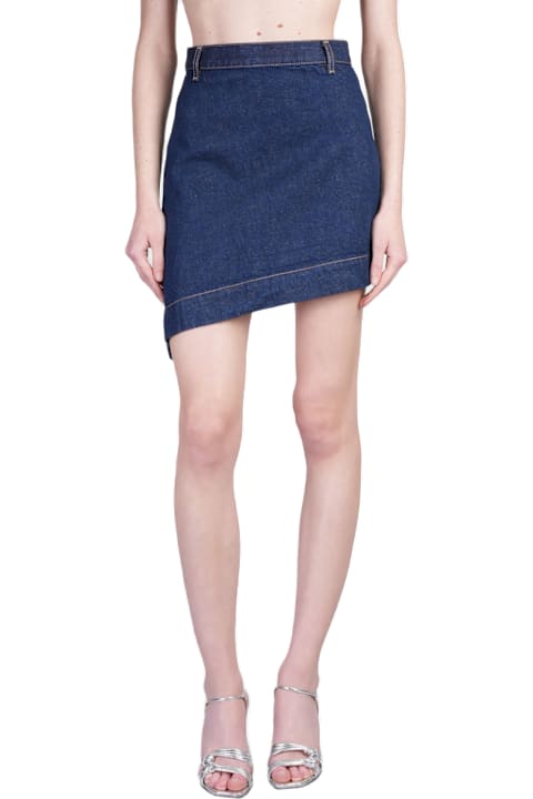 Vivienne Westwood for Women Vivienne Westwood Skirt In Blue Cotton