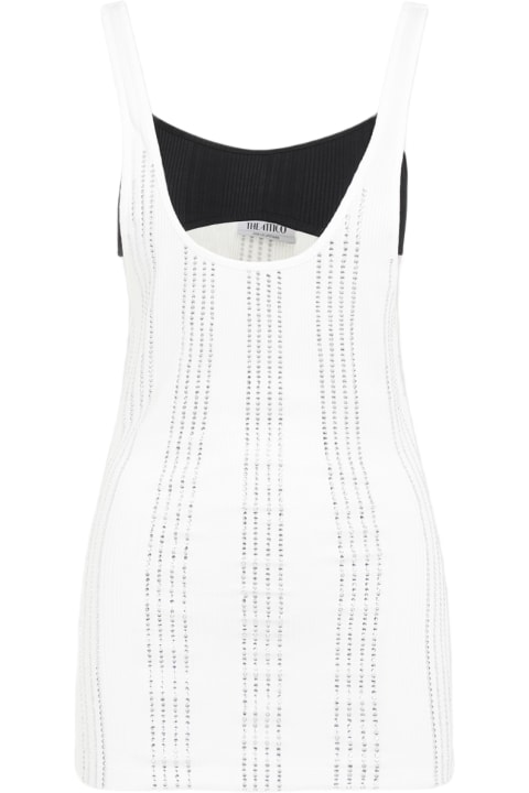 Homeware The Attico Flat Ribbed Jersey Tank Top