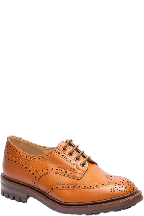 Loafers & Boat Shoes for Men Tricker's Derby Keswick Full Brogue C-shade Gorse Commando Sole
