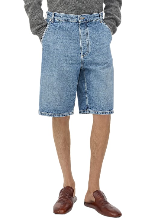 Bottega Veneta Pants for Men Bottega Veneta Bermuda Cargo Denim
