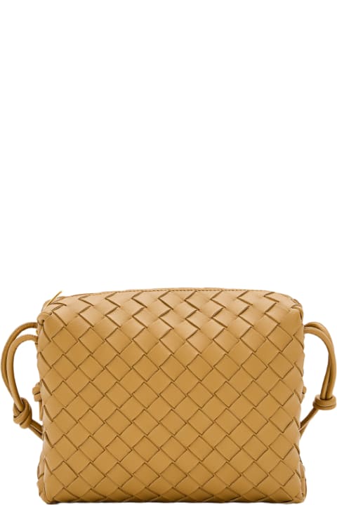 Sale for Women Bottega Veneta Small Loop Leather Camera Bag