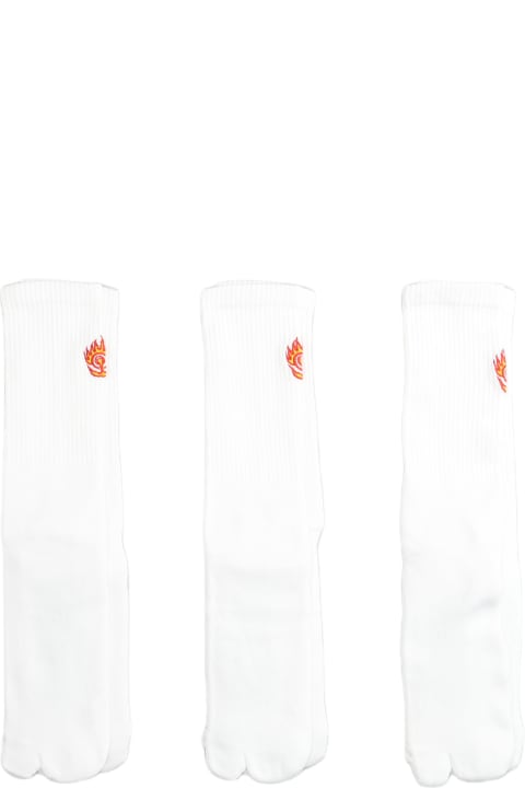 Maharishi Underwear for Men Maharishi Socks In White Cotton