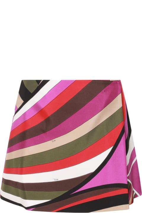 ウィメンズ新着アイテム Pucci Multicolor Silk Skirt
