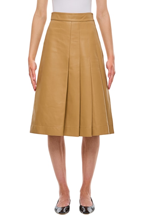 Skirts for Women Saks Potts Nicole Midi Leather Skirt