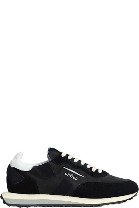 GHOUD Sneakers for Men GHOUD Rush Low Sneakers In Black Suede And Fabric