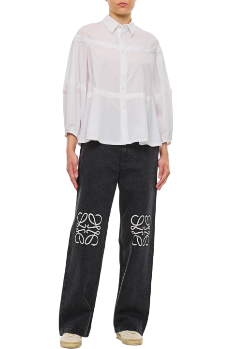 Clothing for Women Loewe Anagram Baggy Jeans