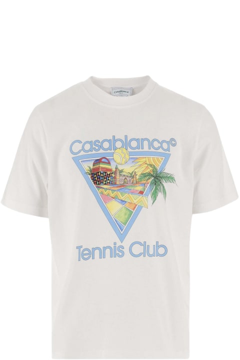 Casablanca Men Casablanca T-shirt Afro Cubism Tennis Club